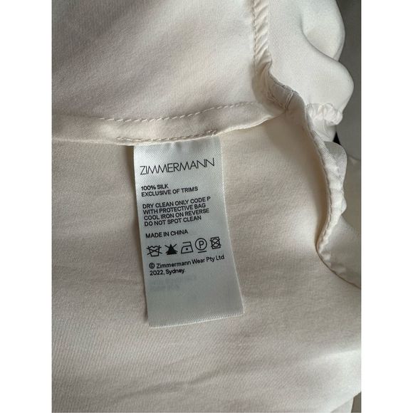 NWT Zimmermann Silk Wrap Midi Dress Size US 6 $650 - Picture 11 of 13